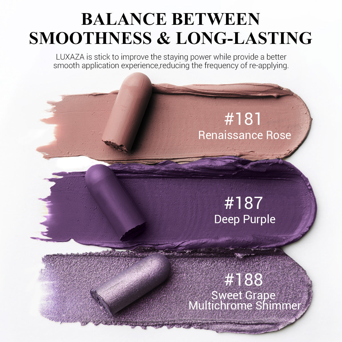 Magic Color Eyeshadow Stick Set (3pcs) - Grape Glam
