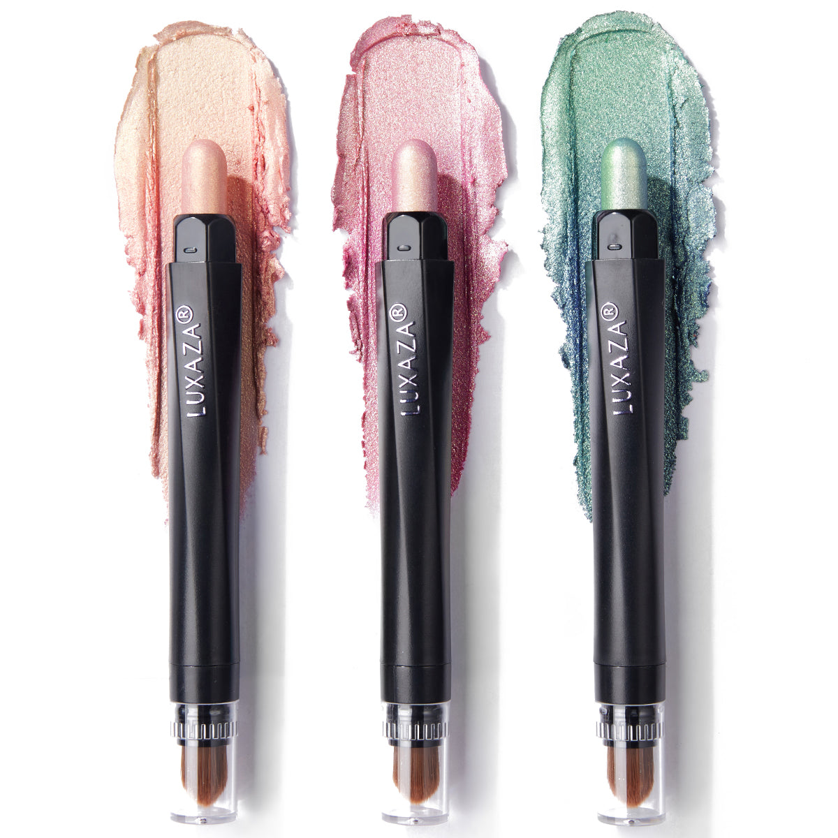 Luxaza - Multichrome Eyeshadow Stick Set (3pcs) - Neon Color