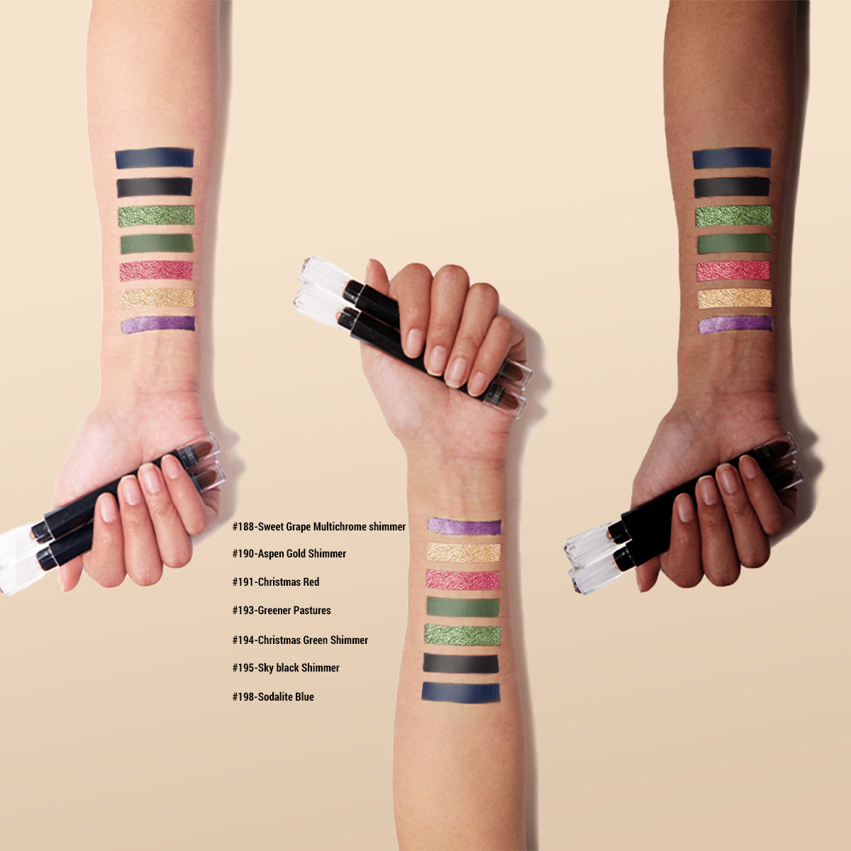 Luxaza - Multichrome Eyeshadow Stick #188 - Sweet Grape