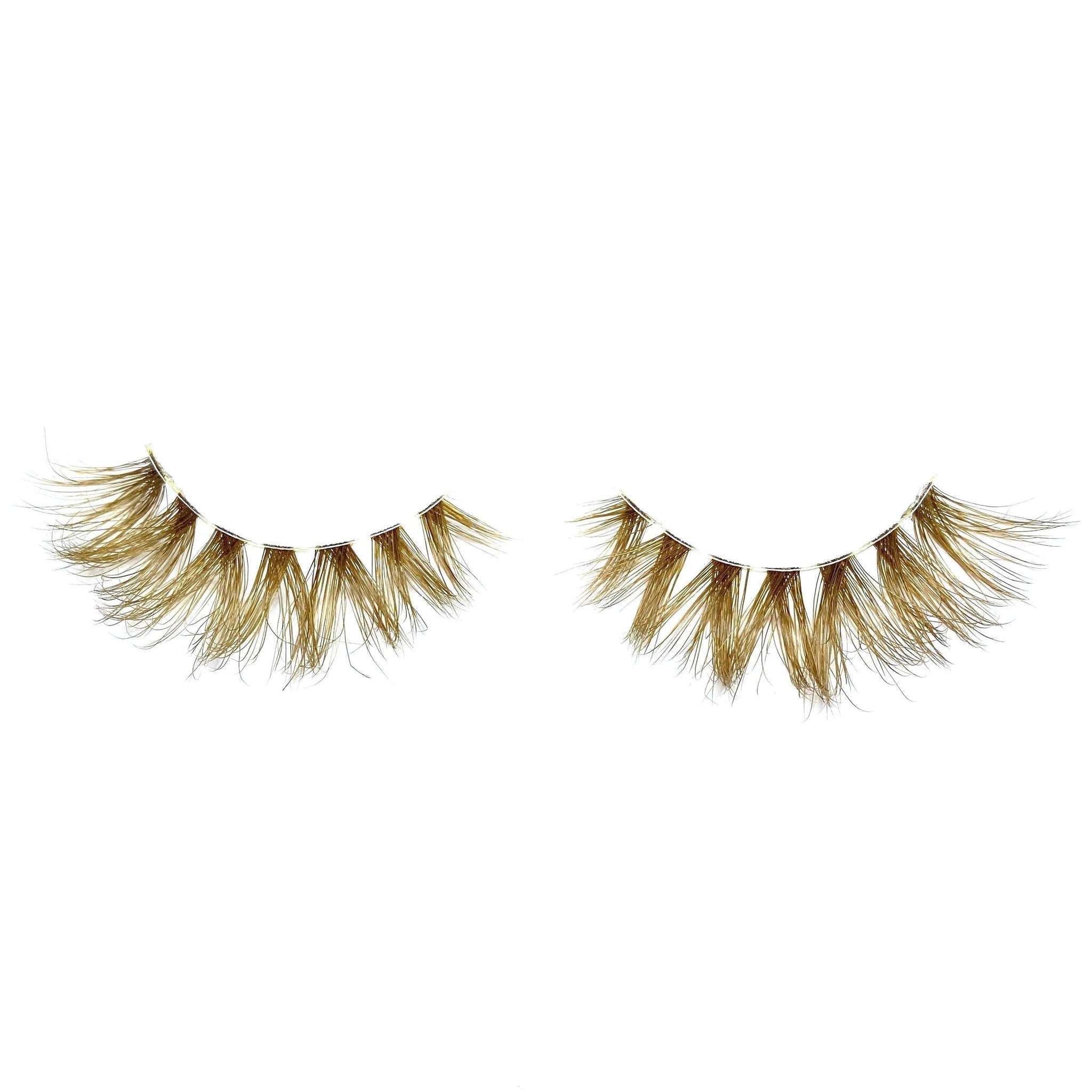 1 Pair Handmade Faux Mink Eyelashes- Hazel - IMAKEUPNOW. INC