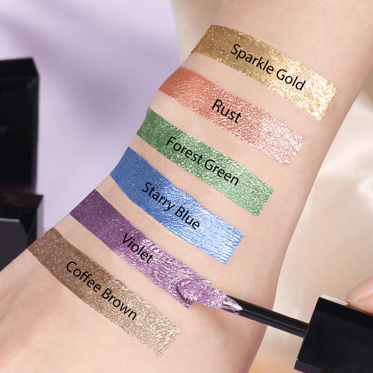 Eyeseek Colorful Summer Liquid Glitter Eyeshadow(6pcs)