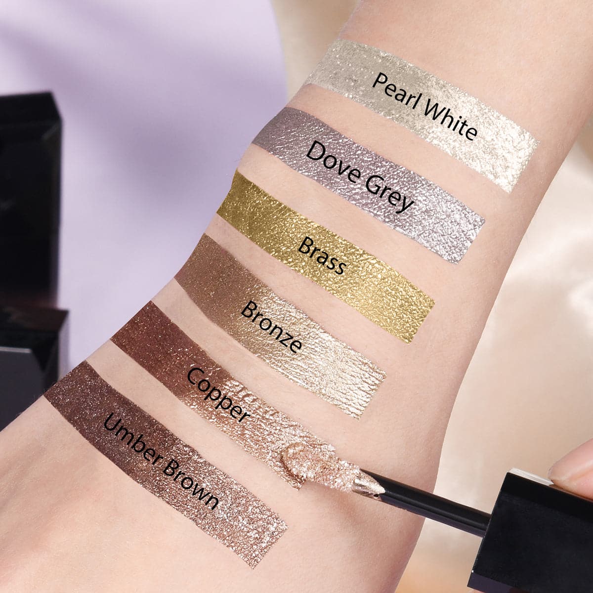 Eyeseek Colorful Metal Liquid Glitter Eyeshadow(6pcs)