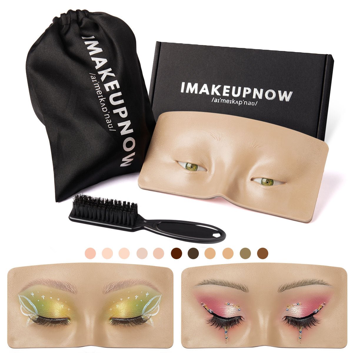 3D IMAKEUPNOW MODEL #4-2 Tanned 5 - hazel green eyes - IMAKEUPNOW. INC