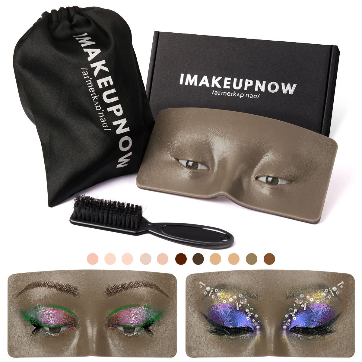 3D IMAKEUPNOW MODEL #5 Brown 6 - IMAKEUPNOW. INC