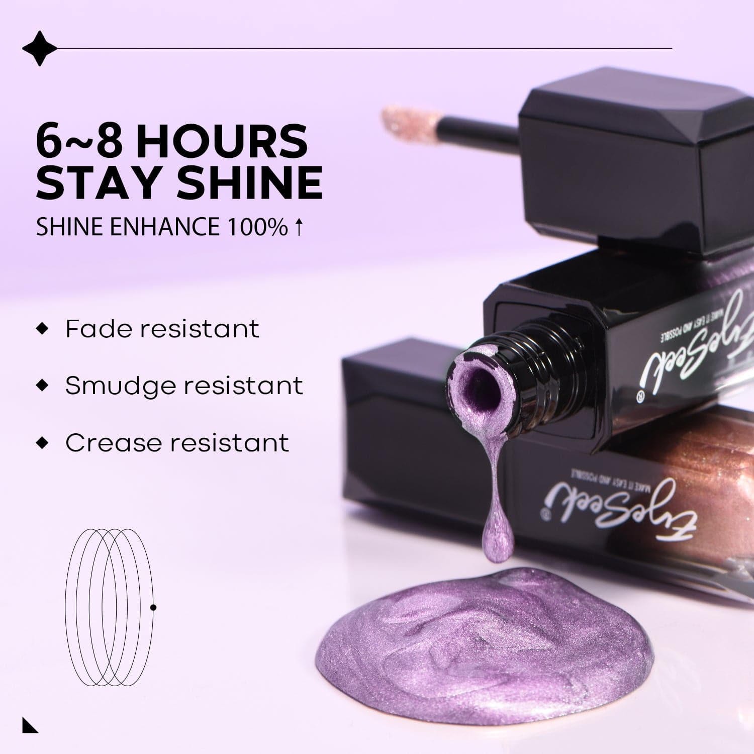 Eyeseek Colorful Summer Liquid Glitter Eyeshadow(6pcs)