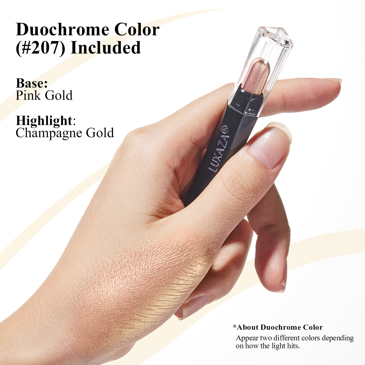Luxaza - Multichrome Eyeshadow Stick Set (3pcs) - Neon Color