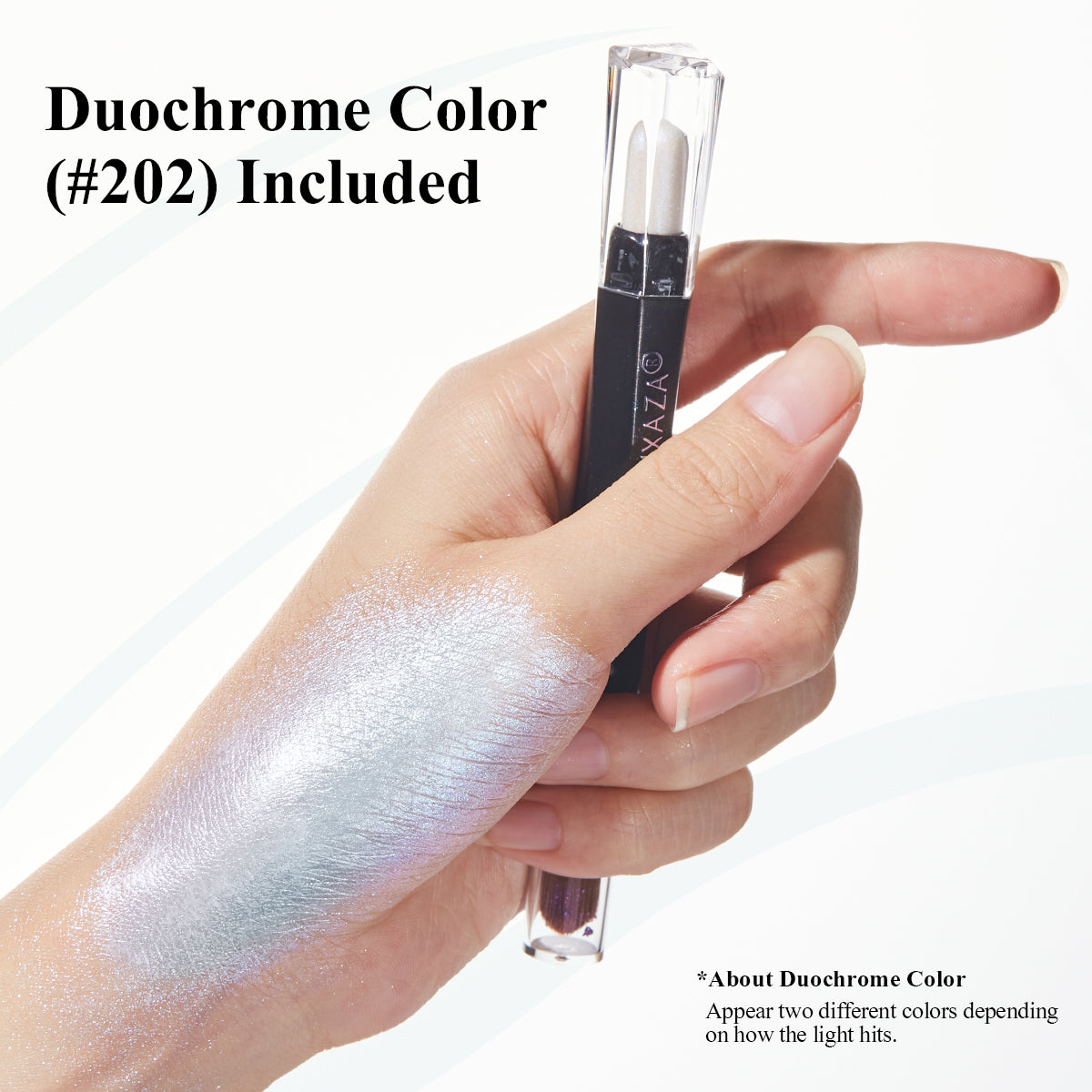 Luxaza - Multichrome Eyeshadow Stick #202 - Star White
