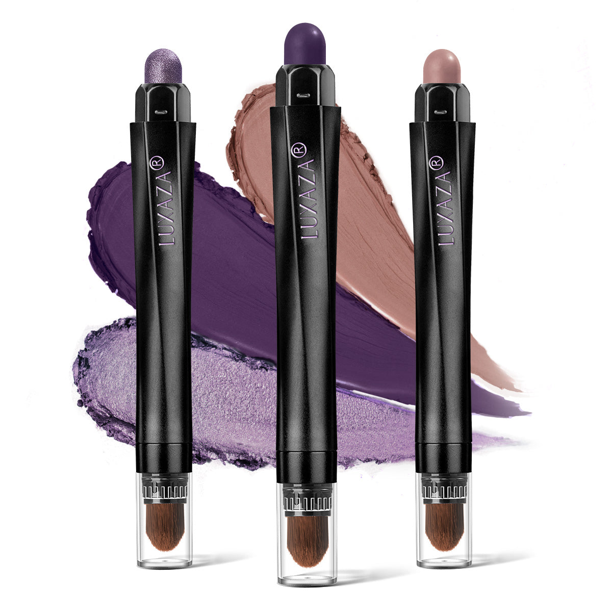 Magic Color Eyeshadow Stick Set (3pcs) - Grape Glam