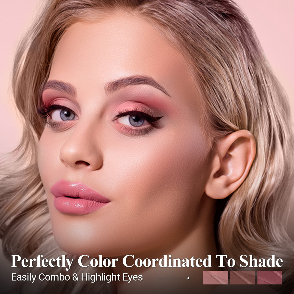 Magic Color Eyeshadow Stick Set (3pcs) - Pink Petals【US ONLY】