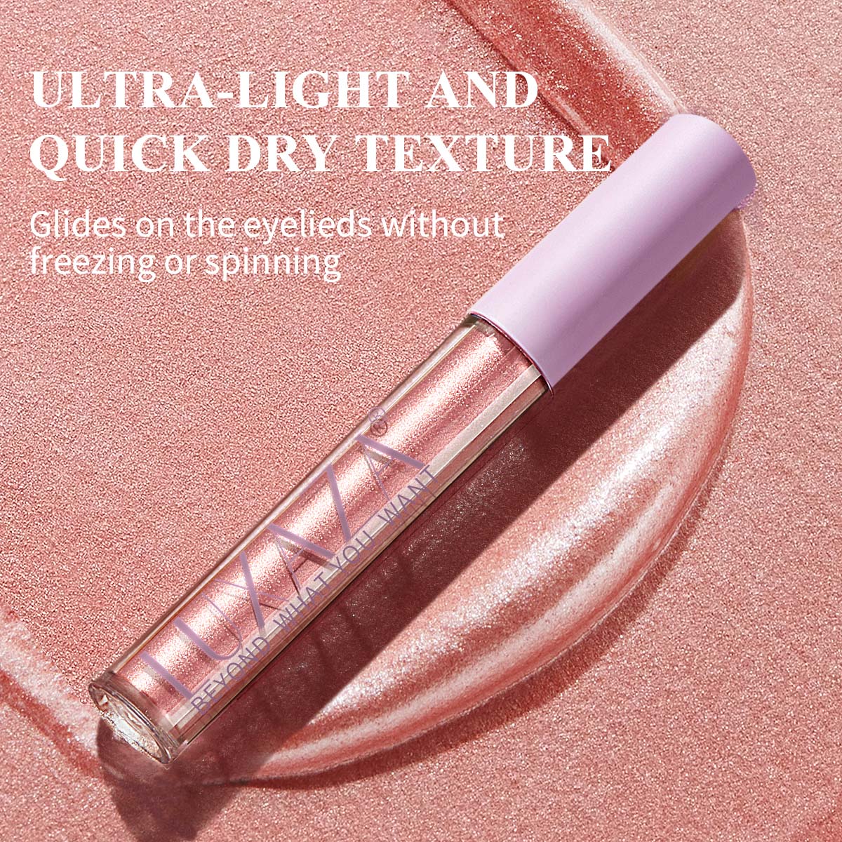 5pcs Shimmer Glitter Liquid Eyeshadow Set - Taupe Mauve【US ONLY】