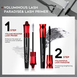 EYESEEK 2PCS Mascara and Lash Primer Set, Smudge Resistant Long Lasting Eye Makeup