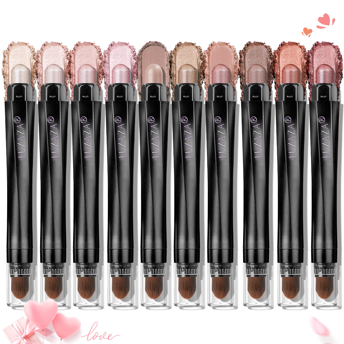 Magic Color Eyeshadow Stick（10pcs）-Cherry blossoms【US ONLY】