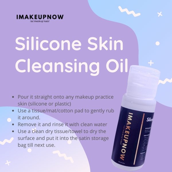 1 Bottle Silicone Skin Cleansing Oil - 20ml - IMAKEUPNOW. INC