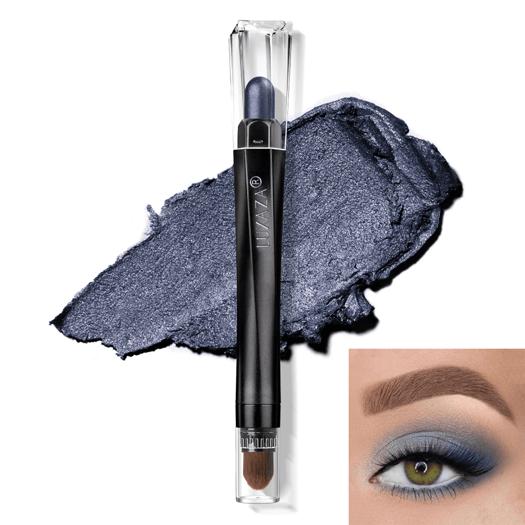 LUXAZA Eyeshadow Stick120Turkish Sea,Blue Glitter Multi Makeup Stick