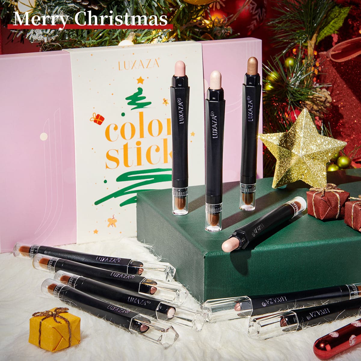 Magic Color Eyeshadow Stick（10pcs）-Christmas Day【US ONLY】