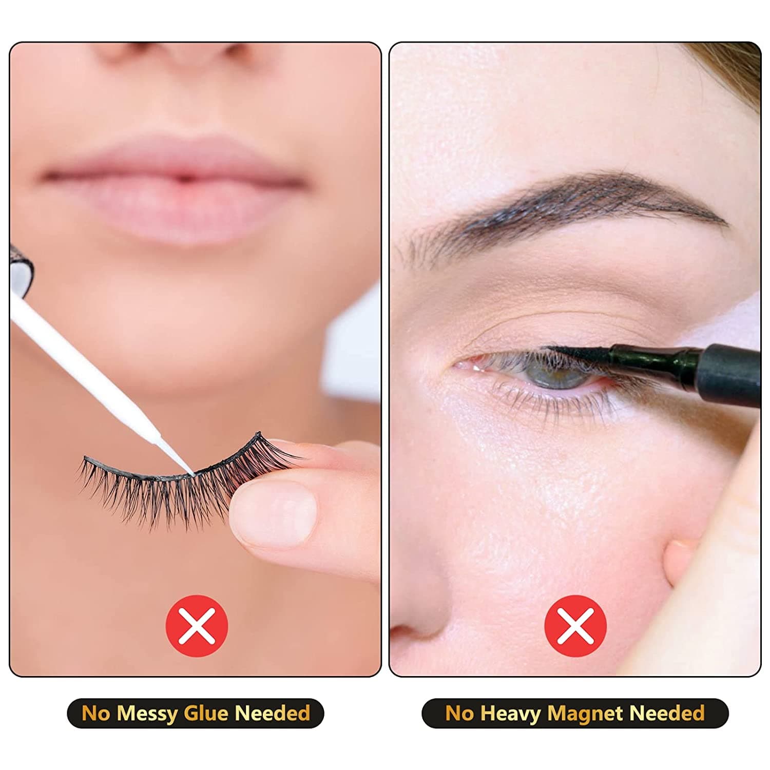 Imakeupnow - Self Adhesive False Eyelashes - no glue needed