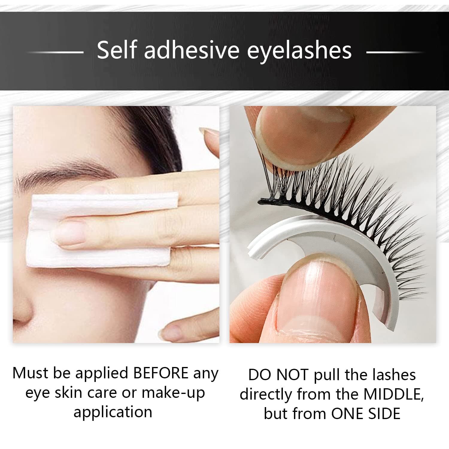 Imakeupnow - Self Adhesive False Eyelashes - no glue needed