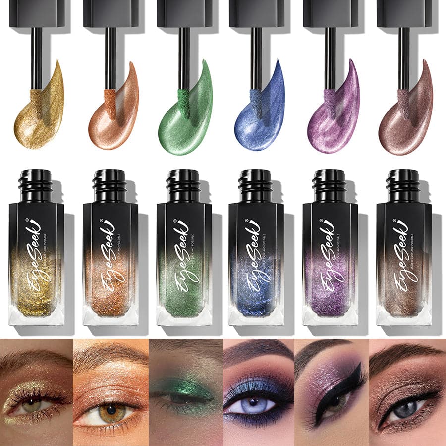 Eyeseek Colorful Summer Liquid Glitter Eyeshadow（6pcs）