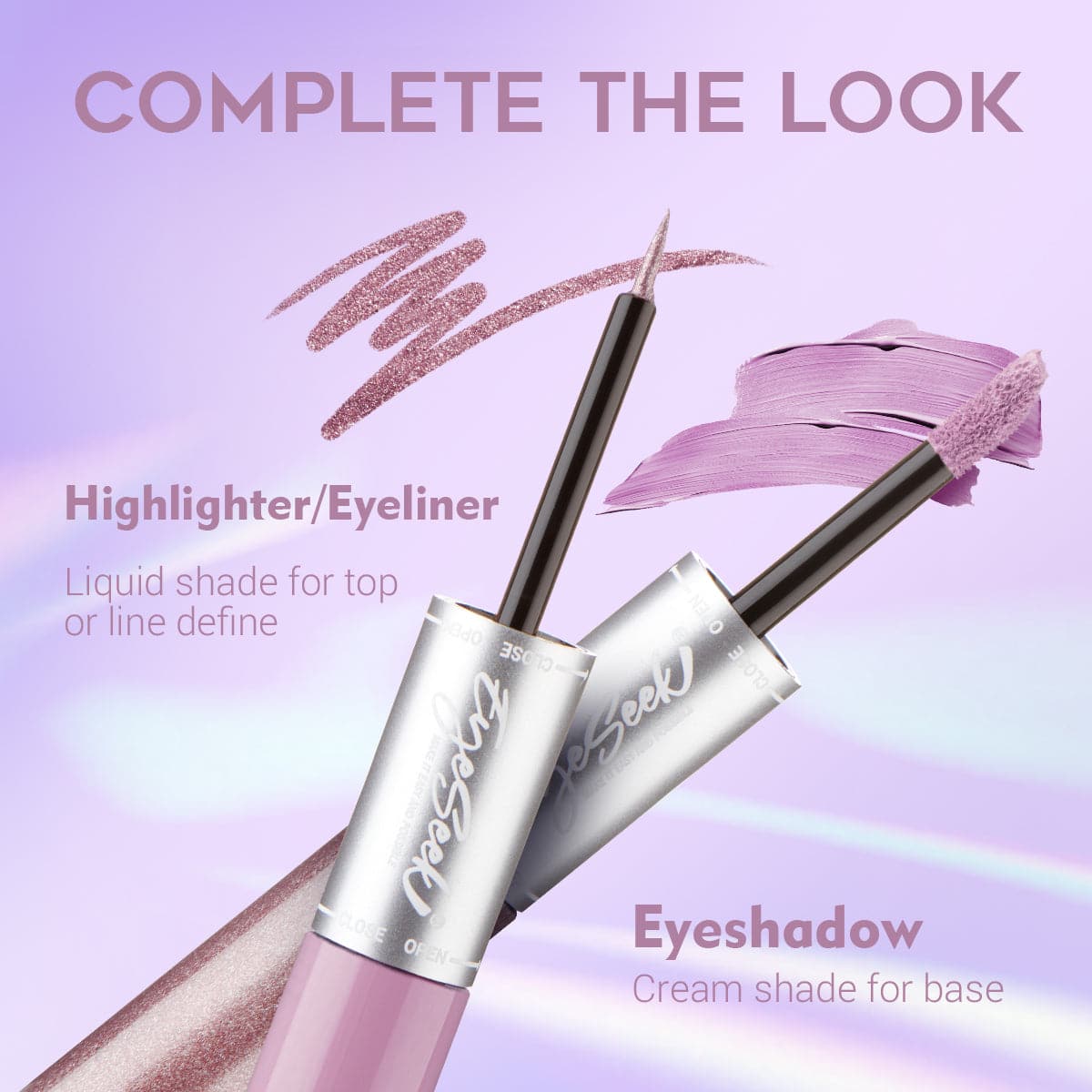 Eyeseek 2 in 1 Eyeshadow and Eyeliner liquid stick-Barbie & Queen