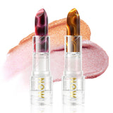 Imakeupnow - Shimmer Lip Balm 2Pcs - Amber+Rose Quartz